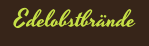 Edelobstbrände